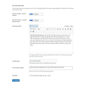 Xem màu phong thủy