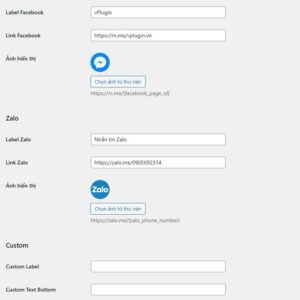 vPlugin Floating Button cho Wordpress 7 vPlugin Floating Button cho Wordpress 4