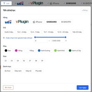 Alternative view of vPlugin AJAX WooCommerce Filter
